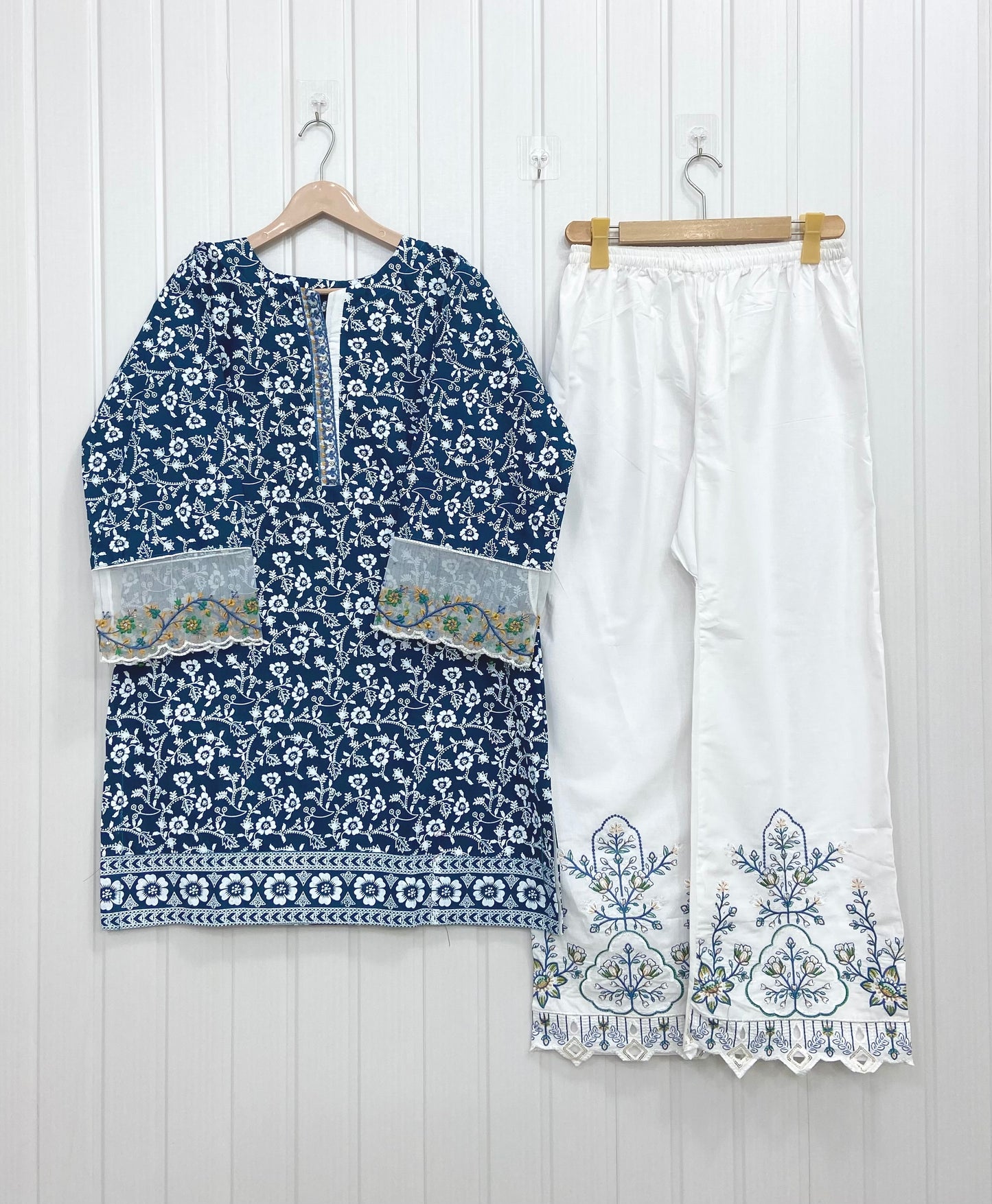 Article no: D-721 Cotton Lawn 2Piece