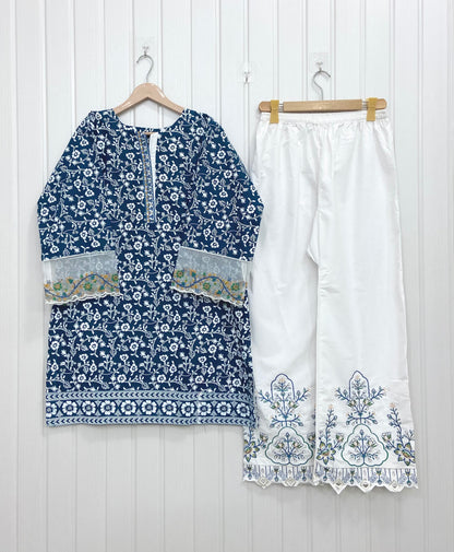 Article no: D-721 Cotton Lawn 2Piece