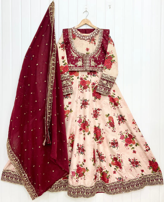 Article No: D-1082 Bana Dora Silk 3Piece