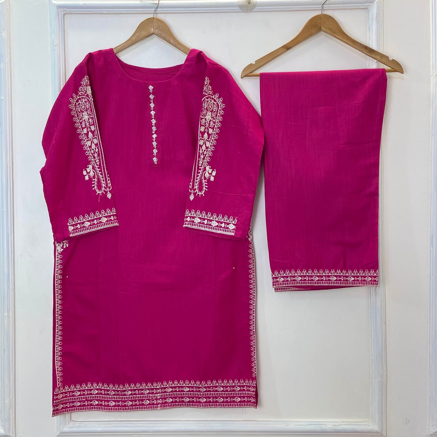 Pocketful Embroidered 2PC (Khaddar) D-306