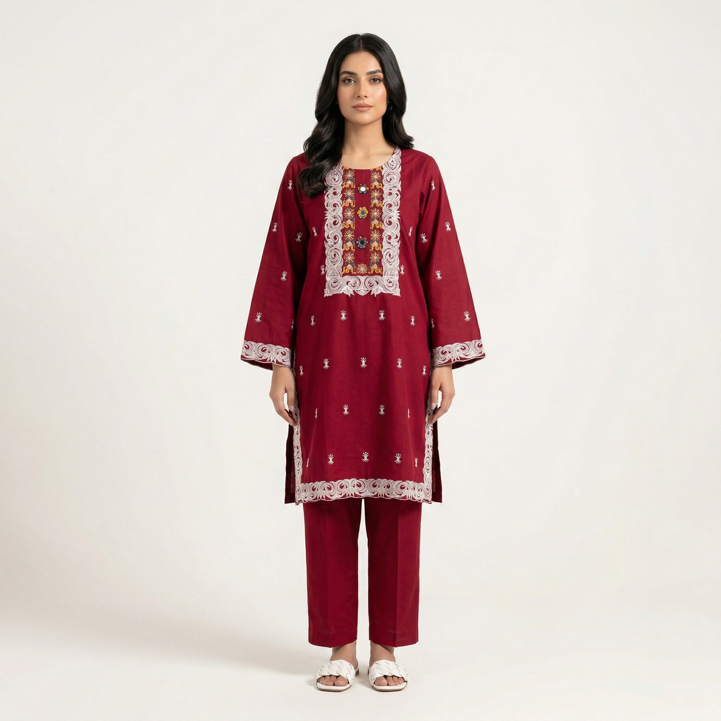 Embroidered | 2PC Cotton D-590
