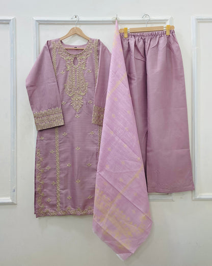 Eid Series: 3PC (Cotton) D-535