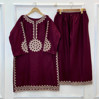 Embroidered Glamour 2PC (Khaddar) D-271