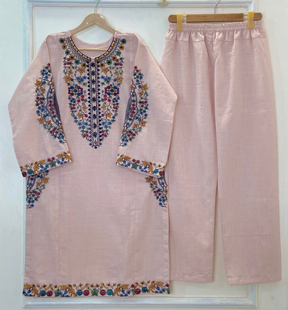 Embroidered Colorburst 2PC (Khaddar) D-281