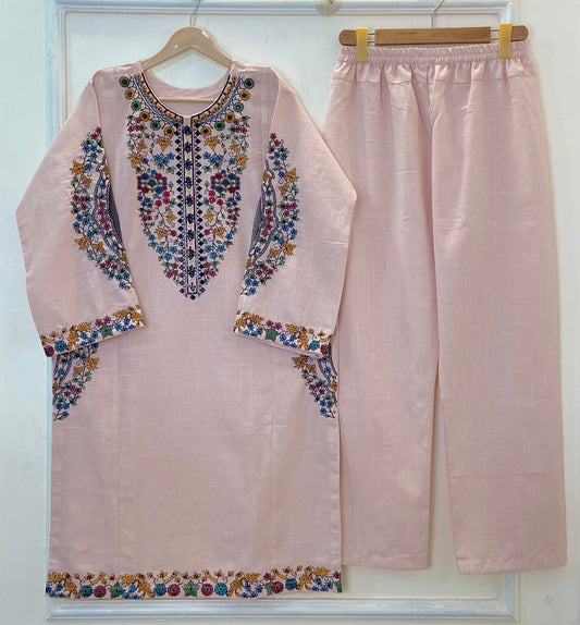 Embroidered Colorburst 2PC (Khaddar) D-281