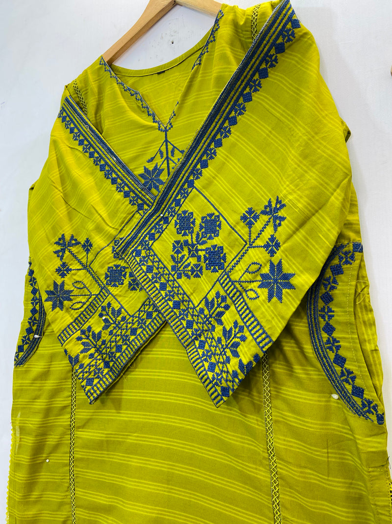 Embroidered 2PC (Cotton Lawn) D-66