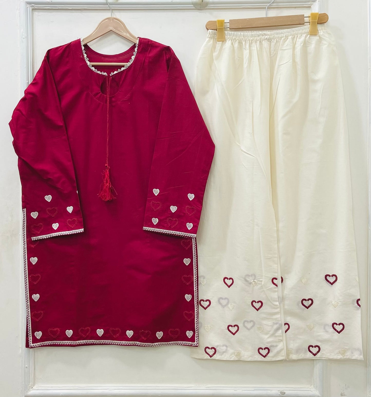 Heartloom Co-Ord Set | Premium Cotton D-663