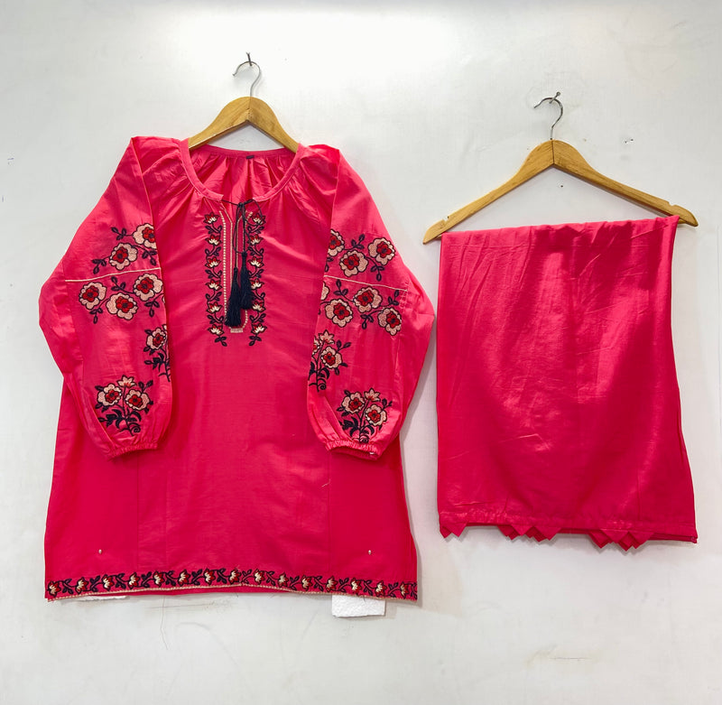 Perfect Pair Co-Ord Set 2PC (Cotton Lawn) D-39