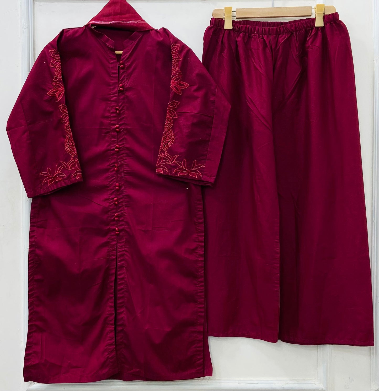 Eid Series: 3PC (Premium Cotton) D-499