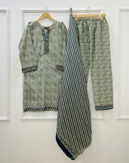 Binsaeed Lawn | 3PC