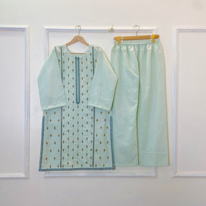 Premium Embroidered 2PC (Khaddar) D-294