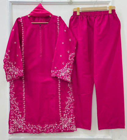 Cutwork Beauty | 3PC Cotton D-552