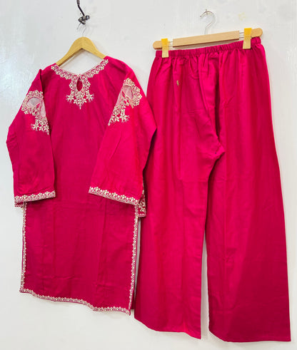 Dreamy Front Back Embroidered 2PC (Best Seller) (Khaddar) D-143