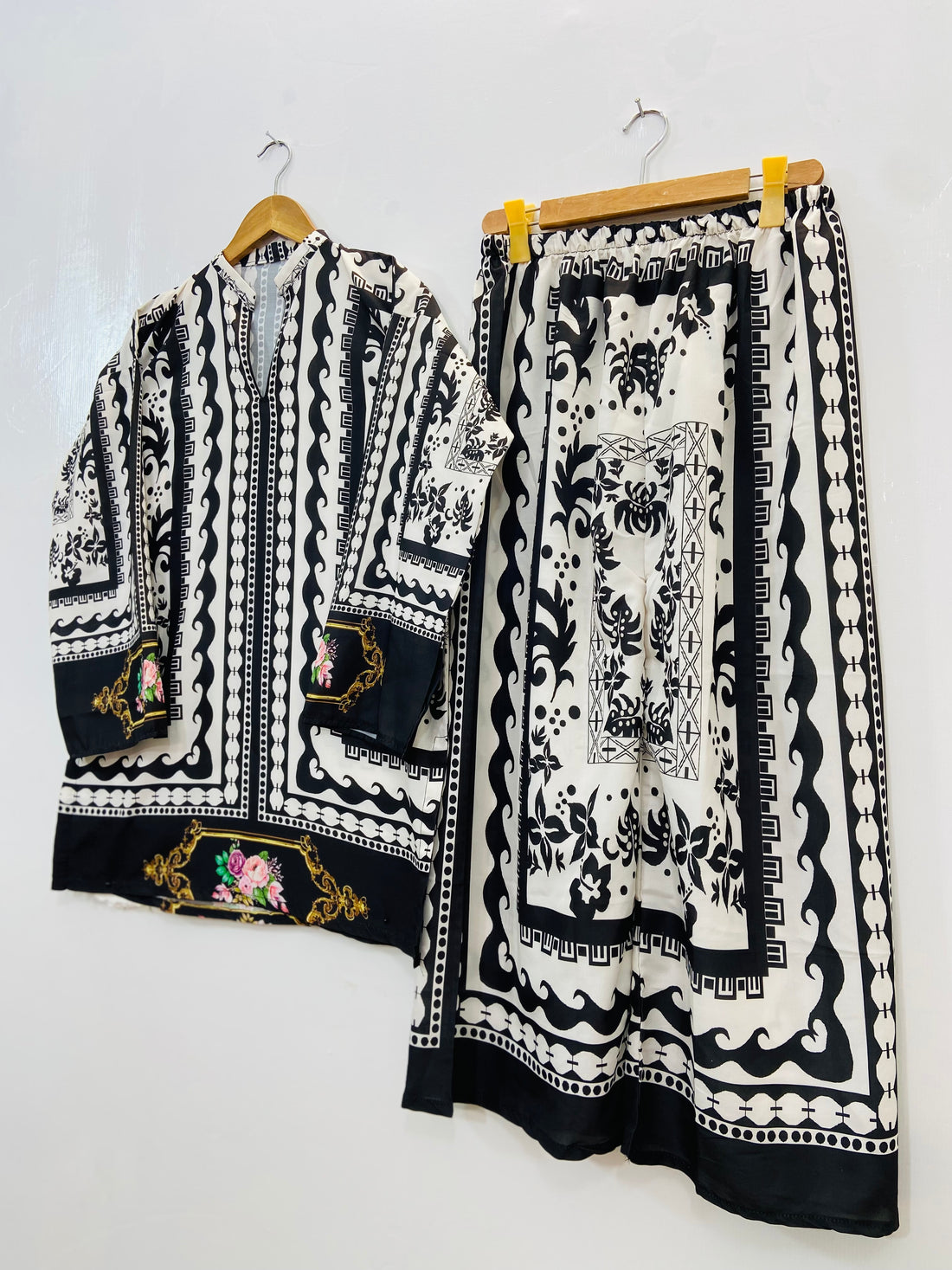 Trendiest Midnight Co-Ord Set (Swiss Silk) D-96