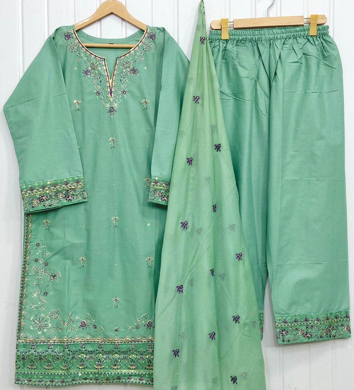 Article: D-1169 Cotton 3piece