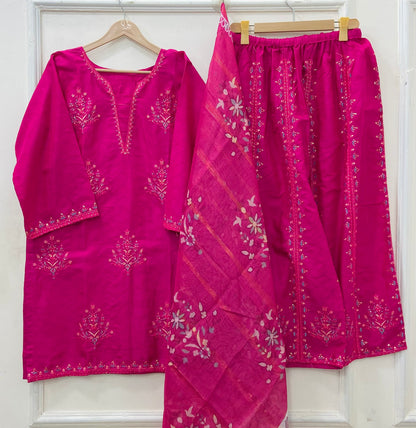 Festive Wear | 3PC Cotton D-586