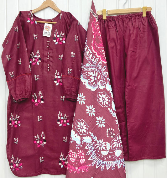 Article: D-1180 Khaddar 3piece