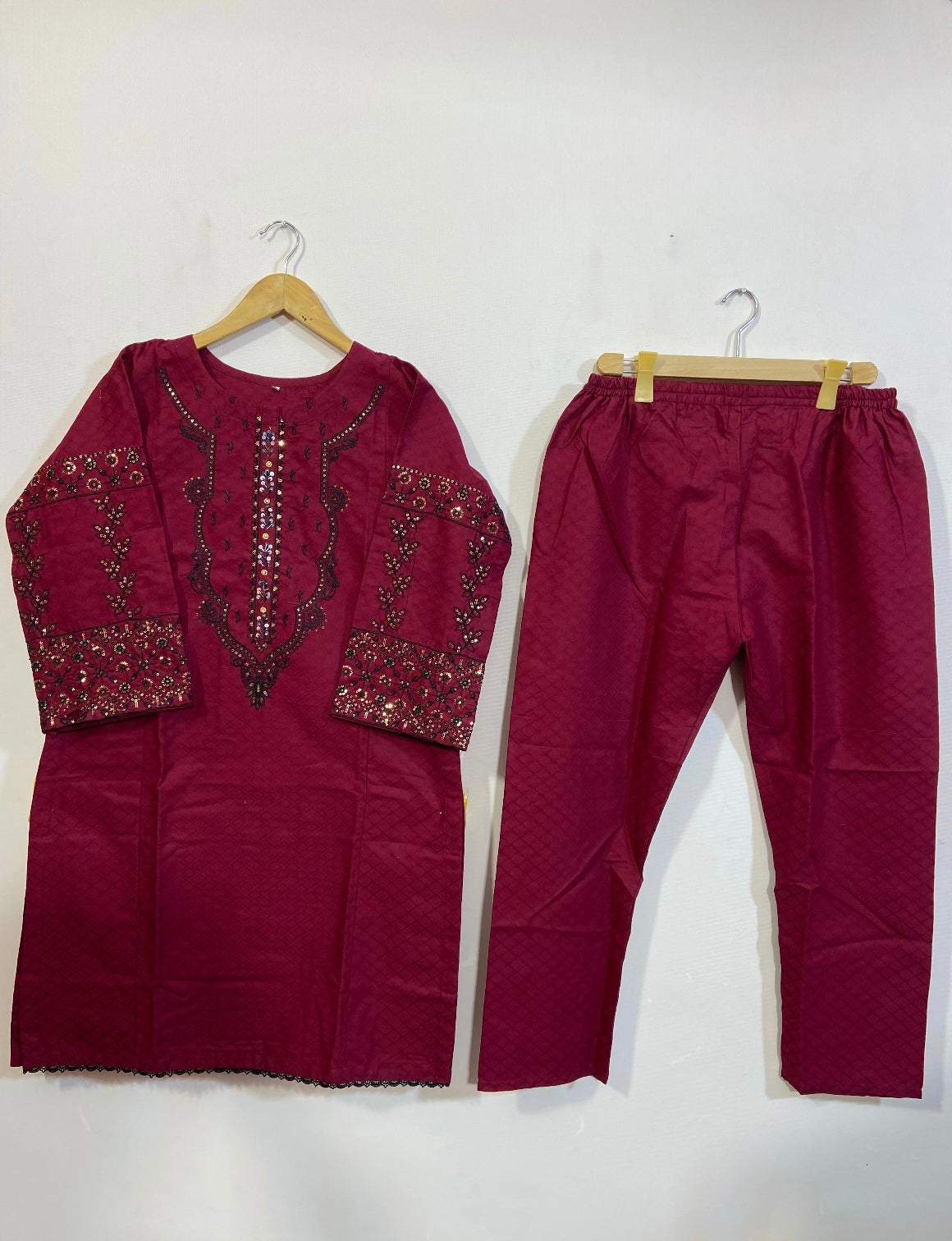 Hand-work Cotton 2PC