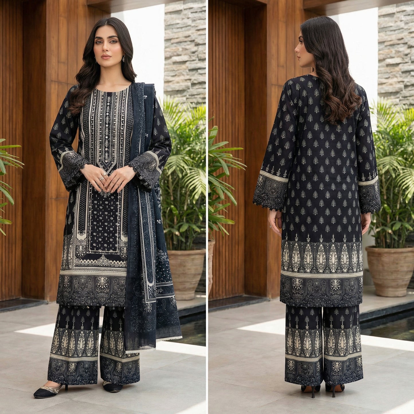 Noor-e-Aaina | 3PC Lawn D-573