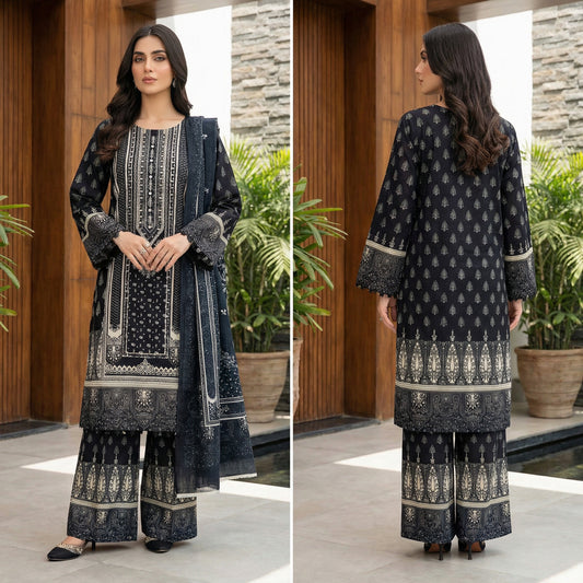 Noor-e-Aaina | 3PC Lawn D-573