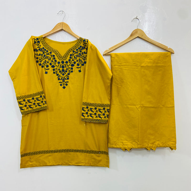 Pretty Embroidered Co-Ord Set (Cotton) D-97