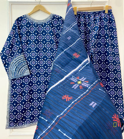 Silk Sequins Richness 3PC (Silk) D-255