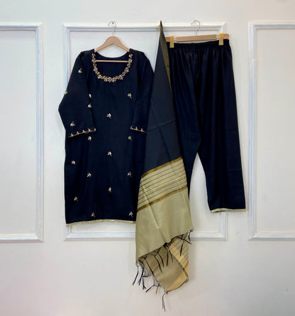 Royale Handcrafted Series: 3PC (Raw Silk) D-250