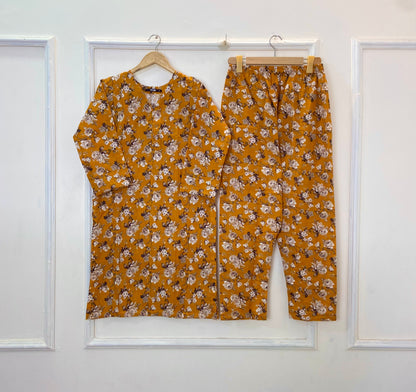 Warm Printed Co-Ord Sets (Khaddar) D-288