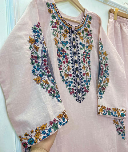 Embroidered Colorburst 2PC (Khaddar) D-281