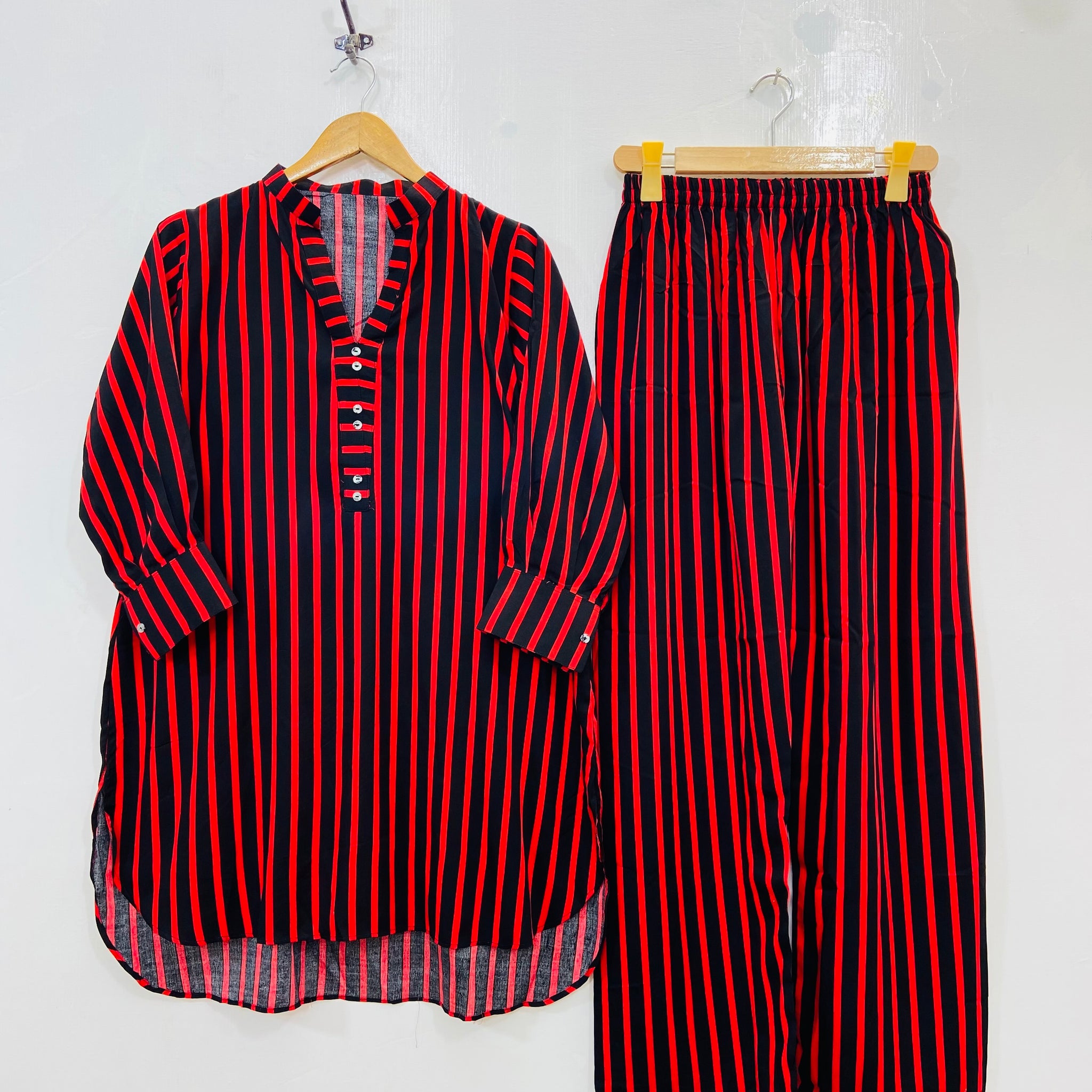 Up-Down Glamour Co-Ord Set (Linen) (Best Selling) D-134