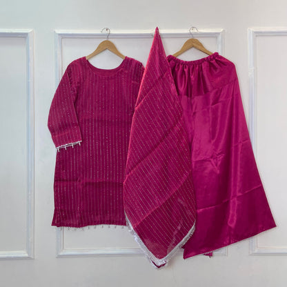 Formal Edit: 3PC (Sheesha Silk) D-339
