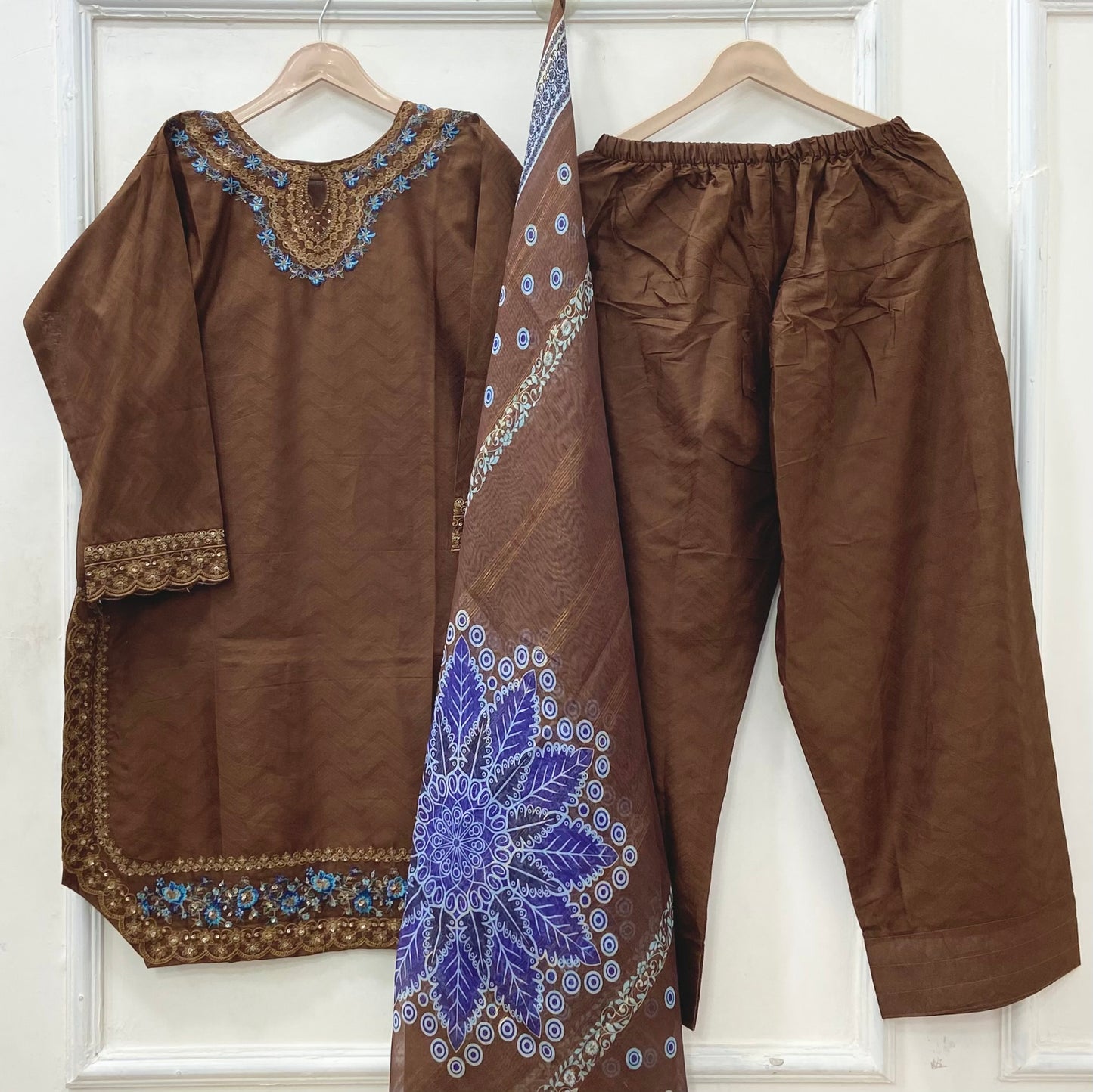 Premium Farshi | 3PC Cotton D-629