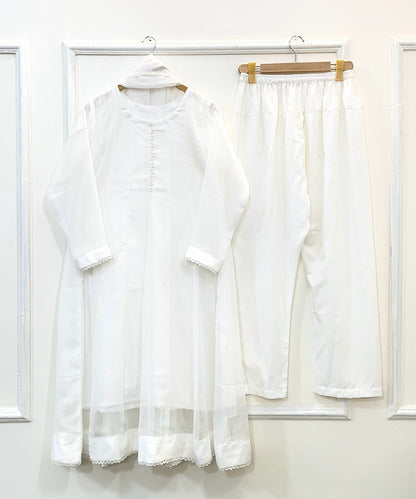Flowy Glamour Frock 3PC (Chiffon) D-158