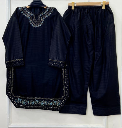 Traditional Eid Shalwar Kameez 3PC (Premium Cotton) 3PC D-477