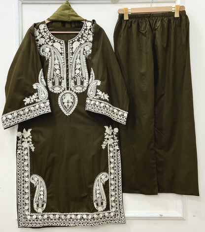 Zarnoor Embroidered | Cotton D-643