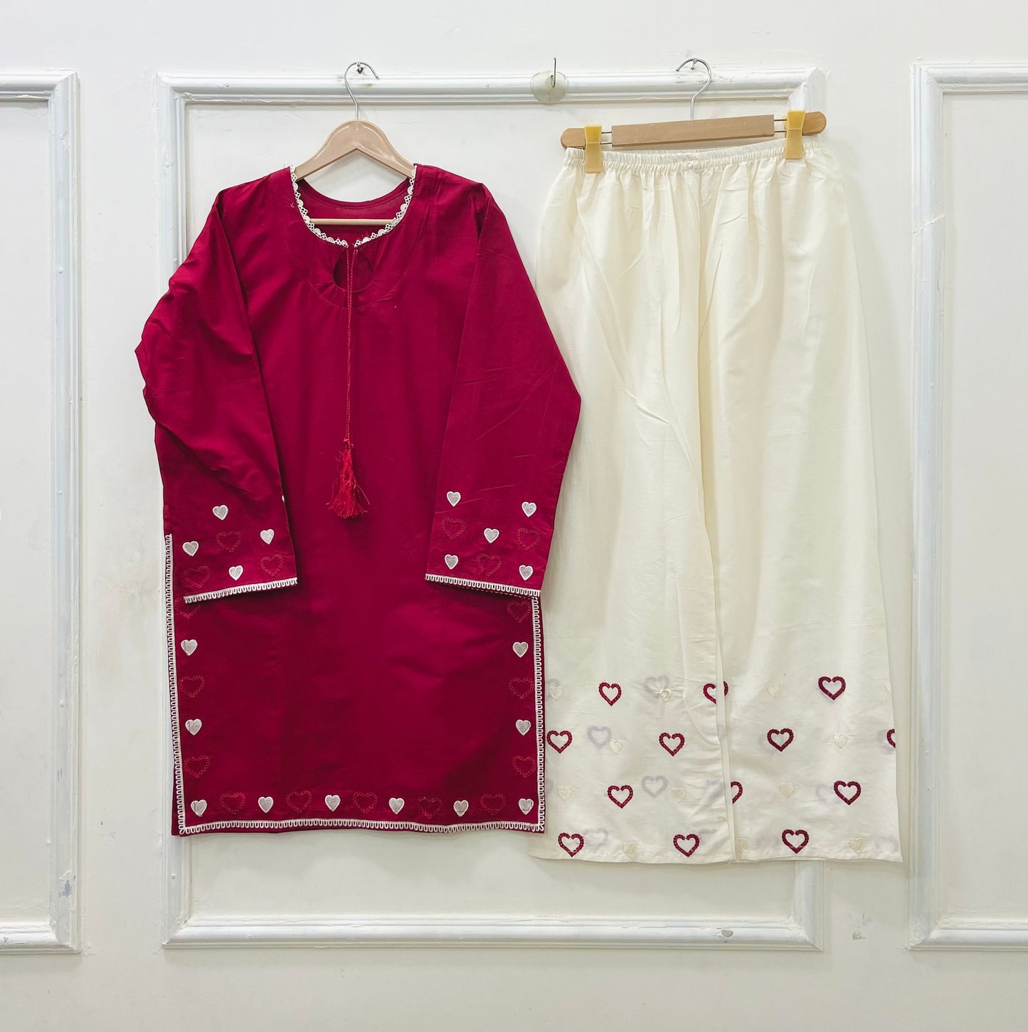 Heartloom Co-Ord Set | Premium Cotton D-663
