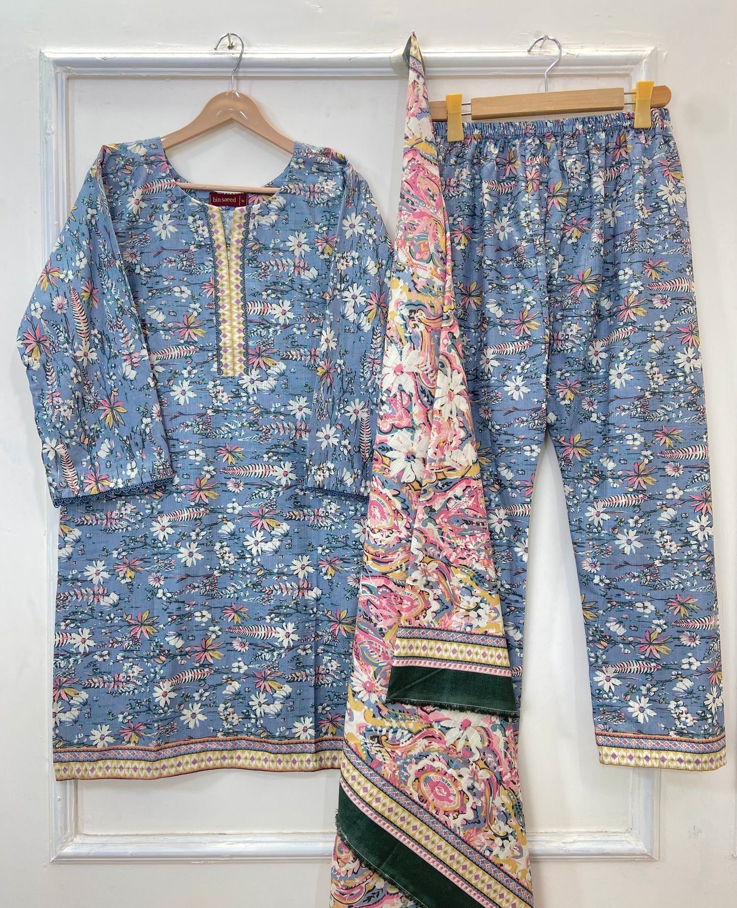 Bin Saeed’s Winter Edit 3PC (Best Seller) (Khaddar) D-197
