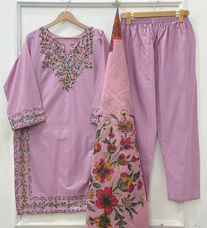 Multi Threaded | 3PC Lawn Cotton D-655