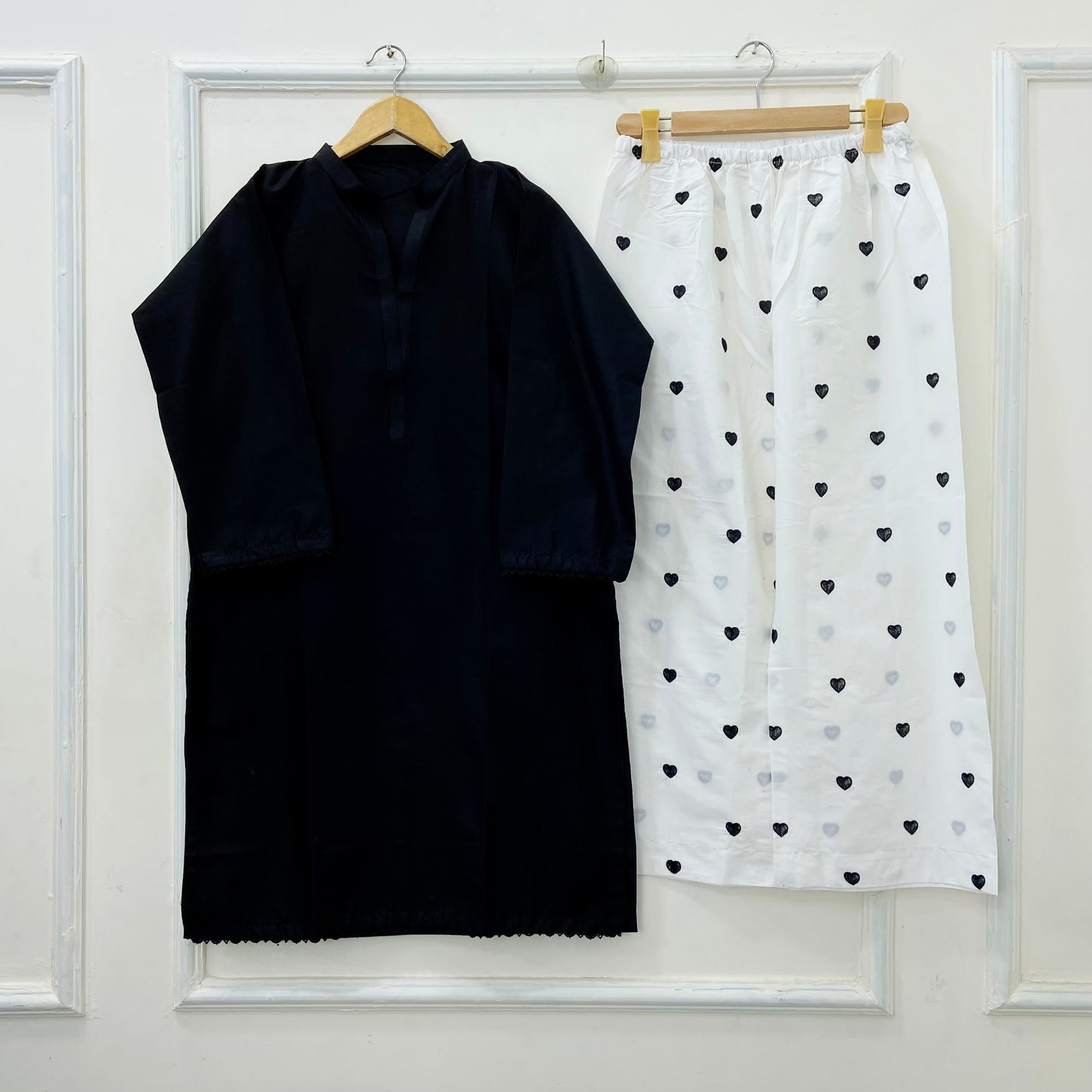 Sweetheart Embroidered 2PC (Premium Cotton) D-462