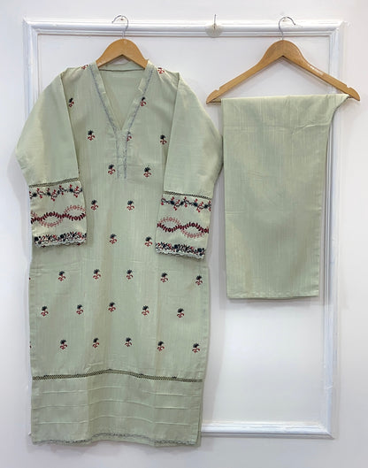 Charming Embroidered 2PC (Best Seller) (Khaddar) D-164