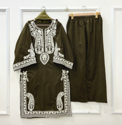 Zarnoor Embroidered | Cotton D-643
