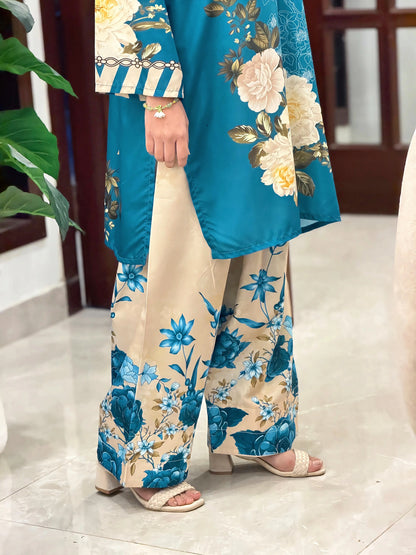 Sawan Printed 2PC (Imported Silk) D-403