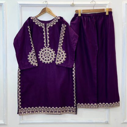 Embroidered Glamour 2PC (Khaddar) D-271
