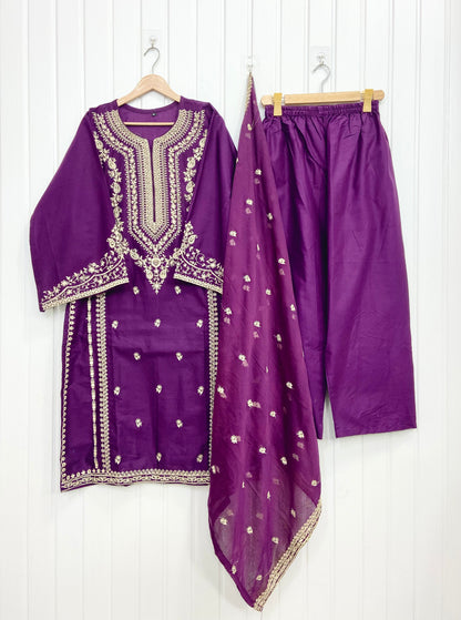 Article: D-1185 Cotton 3piece
