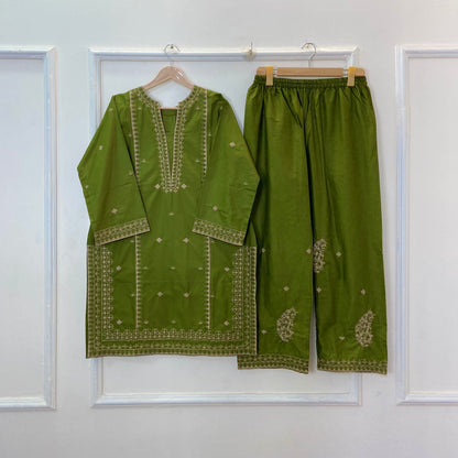 Embroidered Eid Edit: 2PC D-347