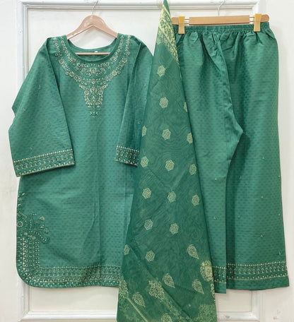 Festive Wear | 3PC Cotton D-642