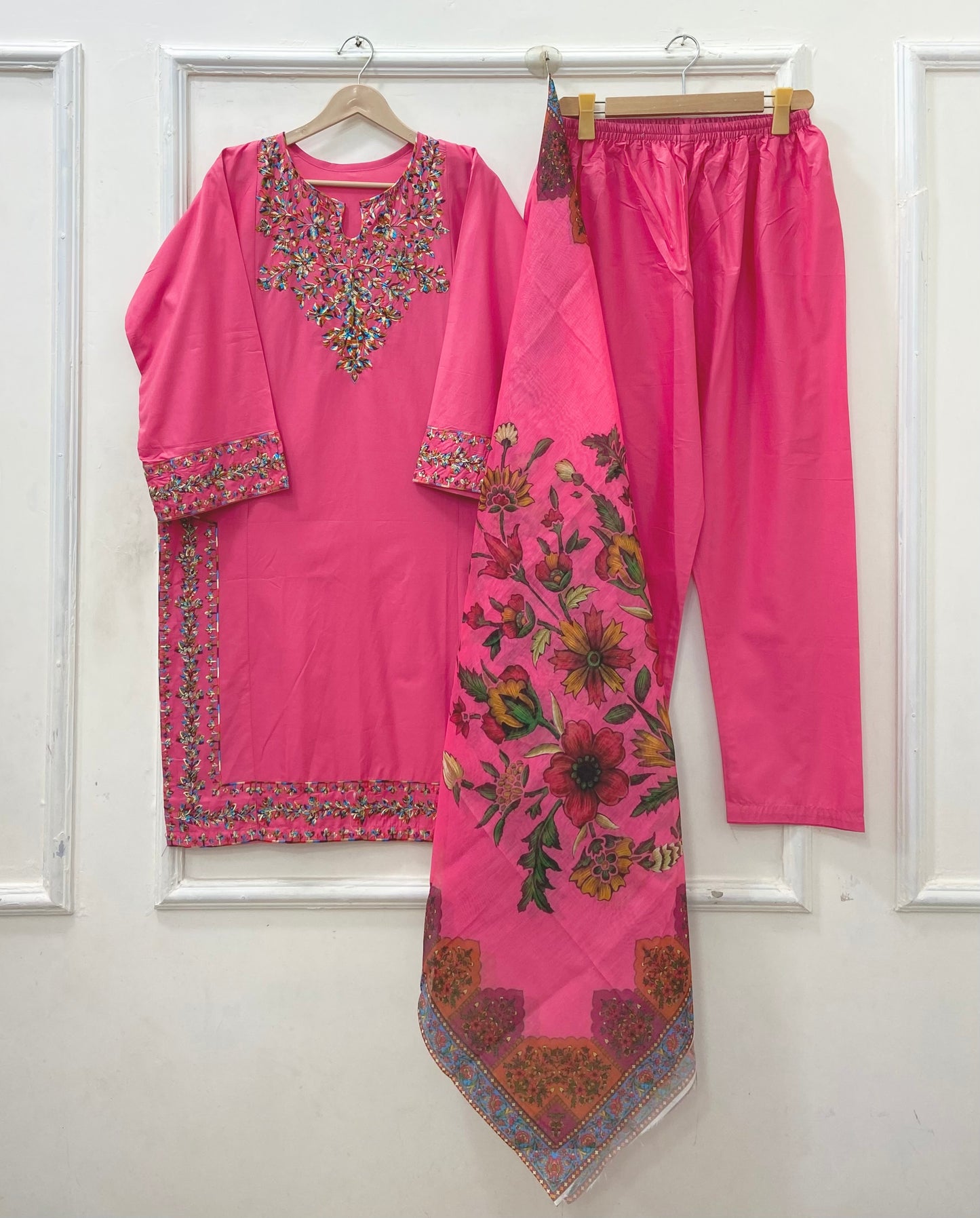 Multi Threaded | 3PC Lawn Cotton D-655