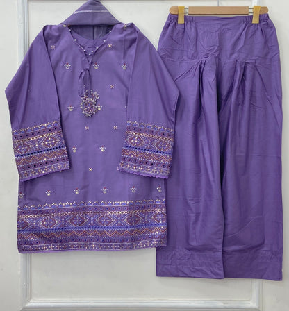 Noor-e-Eid | 3PC Cotton D-471