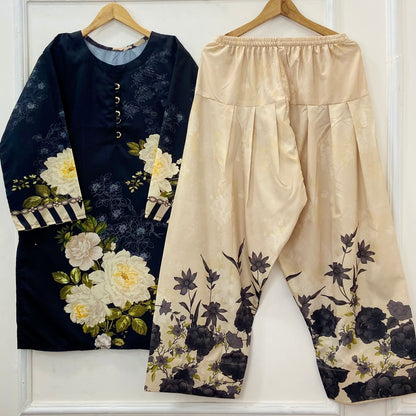 Sawan Printed 2PC (Imported Silk) D-403