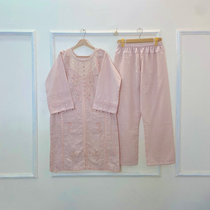 Embroidered Blushing 2PC (Khaddar) D-290